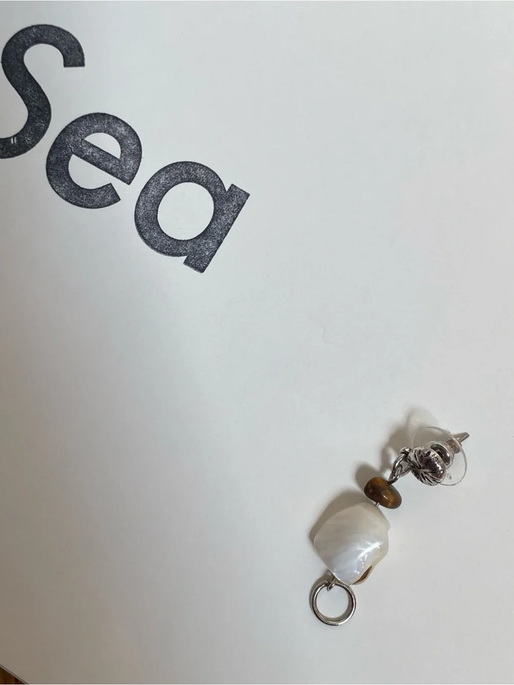 Free People Mis-Match Shell Earrings
